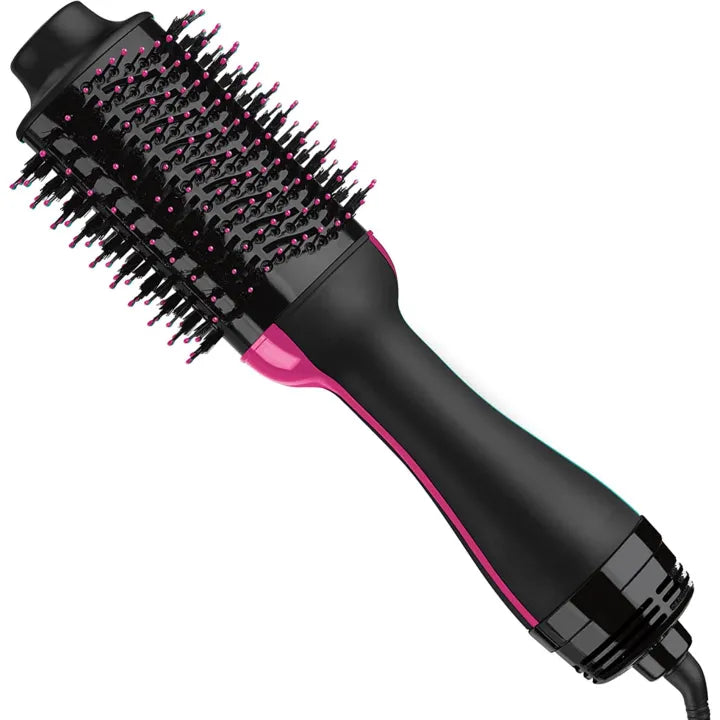 4-in-1 Blow Hair Dryer - Volumizer Brush, Straightening & Curl