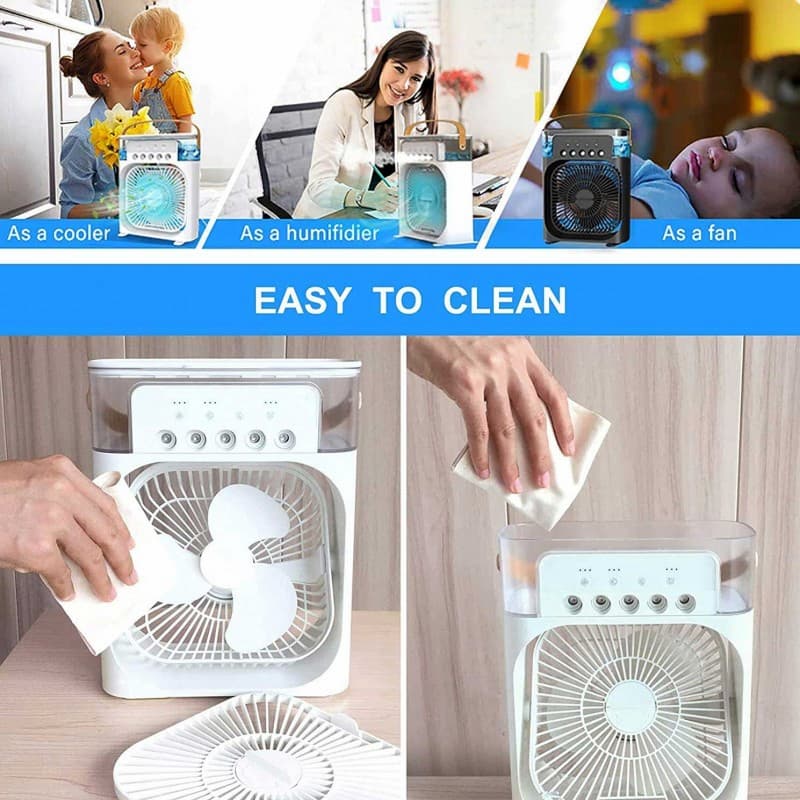 Mini Air Conditioner Fan Premium Cooling Fan Spray Fan